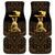 Haitian Negre Marron 1804 Car Mats Gold Polynesian Pattern LT9 - Wonder Print Shop