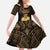 Haitian Negre Marron 1804 Family Matching Puletasi and Hawaiian Shirt Gold Polynesian Pattern - Wonder Print Shop