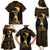 Haitian Negre Marron 1804 Family Matching Puletasi and Hawaiian Shirt Gold Polynesian Pattern - Wonder Print Shop