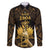 Haitian Negre Marron 1804 Family Matching Puletasi and Hawaiian Shirt Gold Polynesian Pattern - Wonder Print Shop