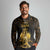Haitian Negre Marron 1804 Long Sleeve Polo Shirt Gold Polynesian Pattern - Wonder Print Shop