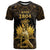 Haitian Negre Marron 1804 T Shirt Gold Polynesian Pattern - Wonder Print Shop