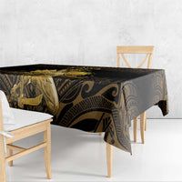 Haitian Negre Marron 1804 Tablecloth Gold Polynesian Pattern - Wonder Print Shop