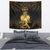 Haitian Negre Marron 1804 Tapestry Gold Polynesian Pattern - Wonder Print Shop