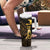 Haitian Negre Marron 1804 Tumbler With Handle Gold Polynesian Pattern - Wonder Print Shop