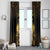 Haitian Negre Marron 1804 Window Curtain Gold Polynesian Pattern - Wonder Print Shop