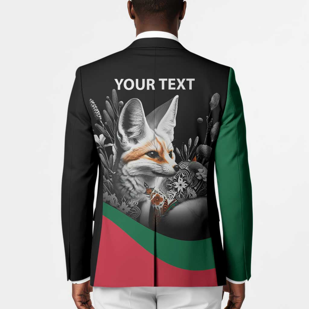 Personalized Algeria Blazer Algerian Flag With a Fennec Fox - Wonder Print Shop