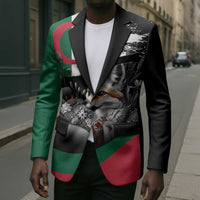 Personalized Algeria Blazer Algerian Flag With a Fennec Fox - Wonder Print Shop