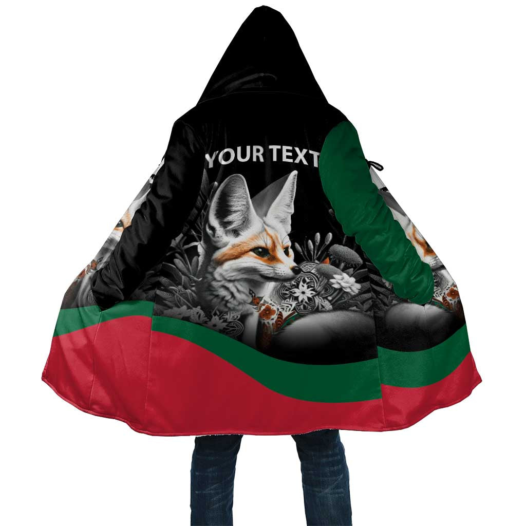 Personalized Algeria Cloak Algerian Flag With a Fennec Fox - Wonder Print Shop