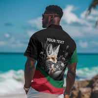 Personalized Algeria Hawaiian Shirt Algerian Flag With a Fennec Fox LT9