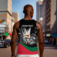 Personalized Algeria Men Tank Top Algerian Flag With a Fennec Fox - Wonder Print Shop