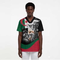 Personalized Algeria Scrub Top Algerian Flag With a Fennec Fox - Wonder Print Shop