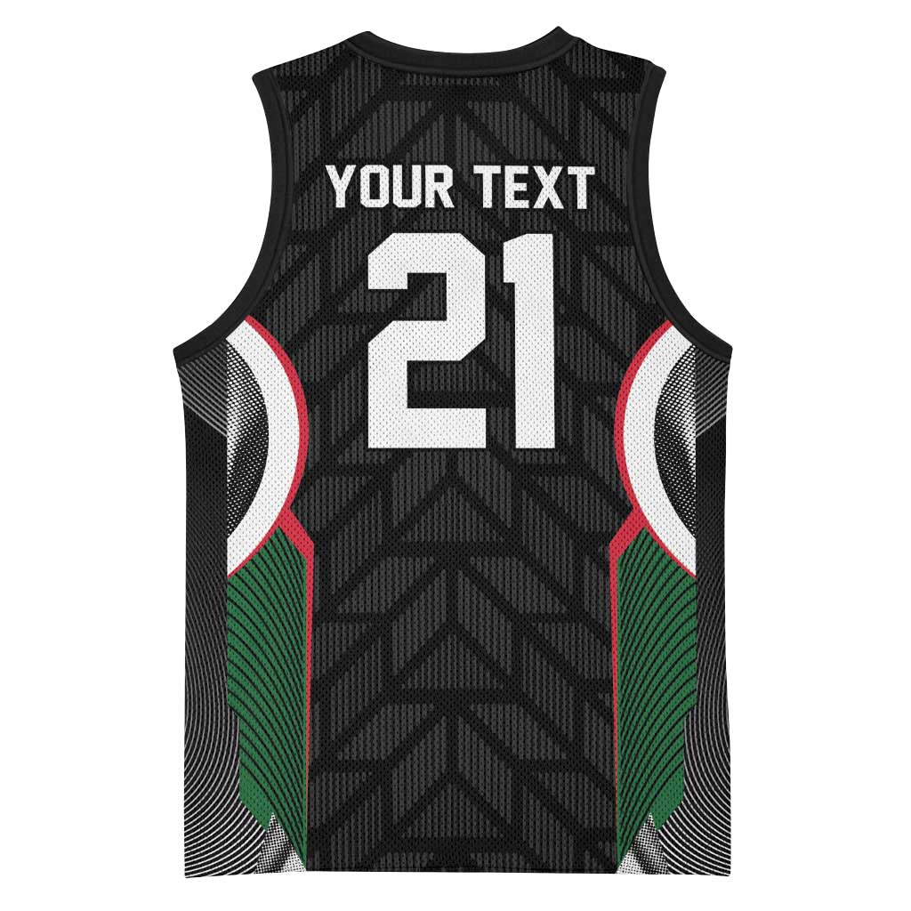 Custom Football Algeria Palestine Basketball Jersey Special Edition 2023-2024 - Wonder Print Shop
