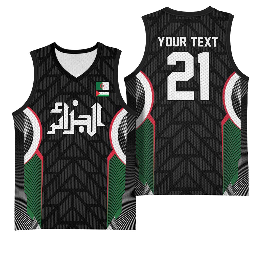 Custom Football Algeria Palestine Basketball Jersey Special Edition 2023-2024 - Wonder Print Shop
