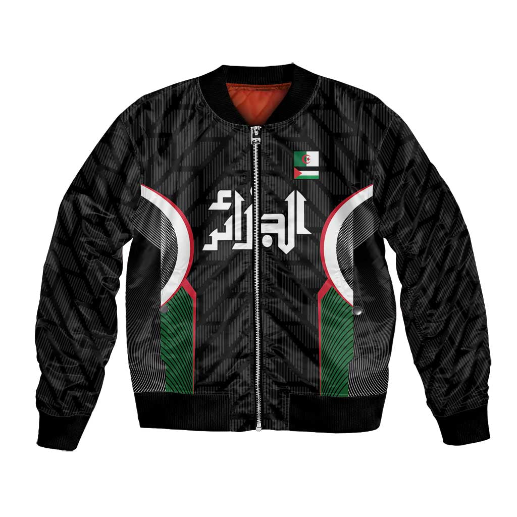 Custom Football Algeria Palestine Bomber Jacket Special Edition 2023-2024 - Wonder Print Shop