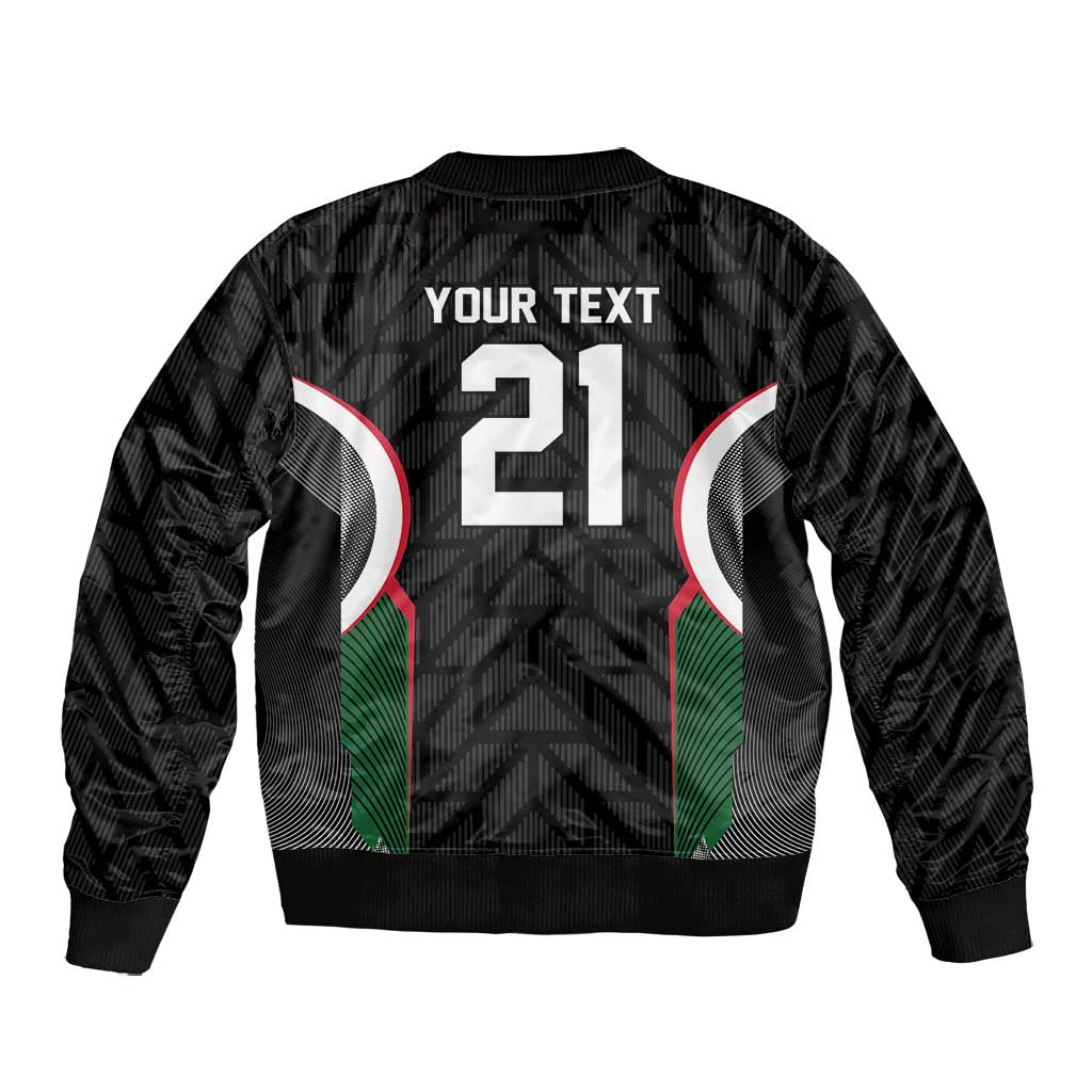 Custom Football Algeria Palestine Bomber Jacket Special Edition 2023-2024 - Wonder Print Shop