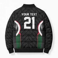 Custom Football Algeria Palestine Bomber Puffer Jacket Special Edition 2023-2024 - Wonder Print Shop