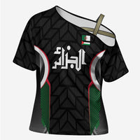 Custom Football Algeria Palestine Cross Shoulder Shirt Special Edition 2023-2024 - Wonder Print Shop