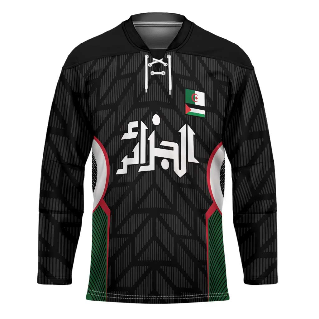 Custom Football Algeria Palestine Hockey Jersey Special Edition 2023-2024 - Wonder Print Shop