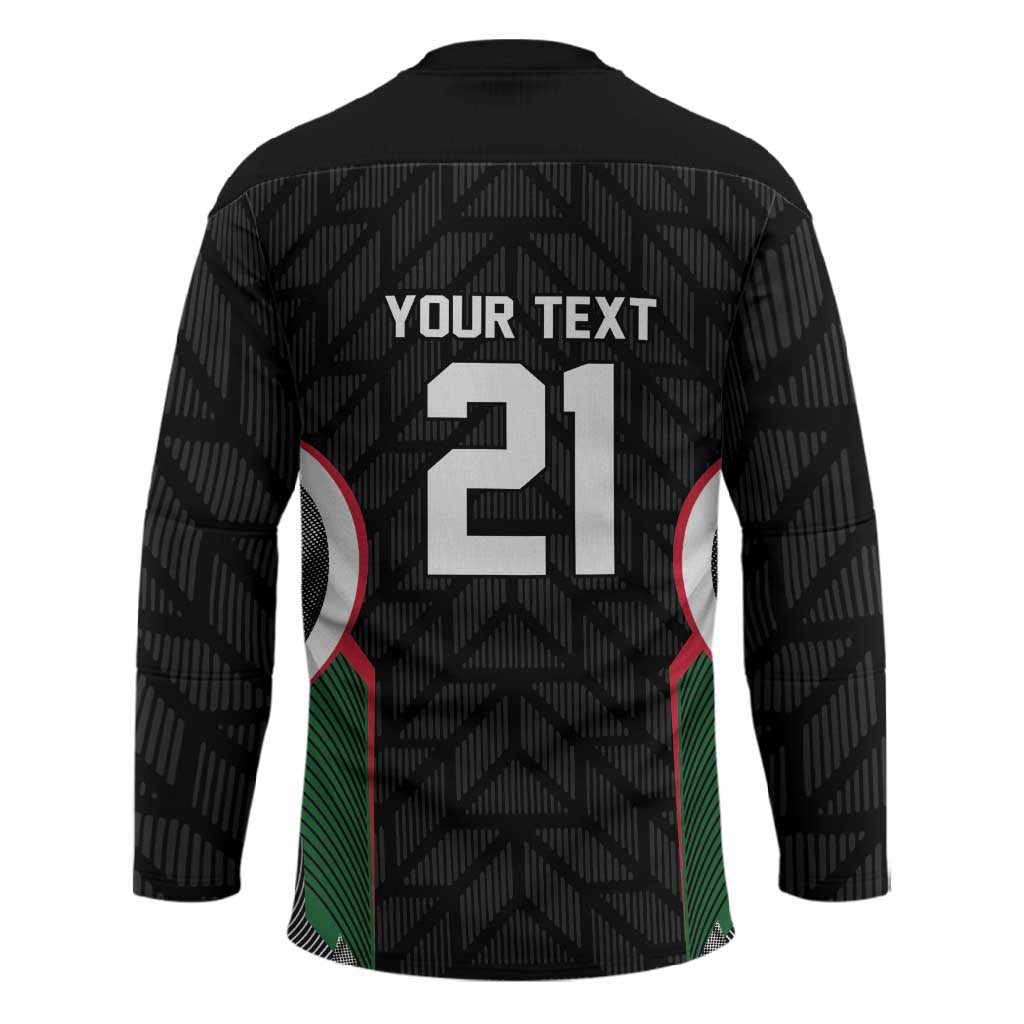Custom Football Algeria Palestine Hockey Jersey Special Edition 2023-2024 - Wonder Print Shop