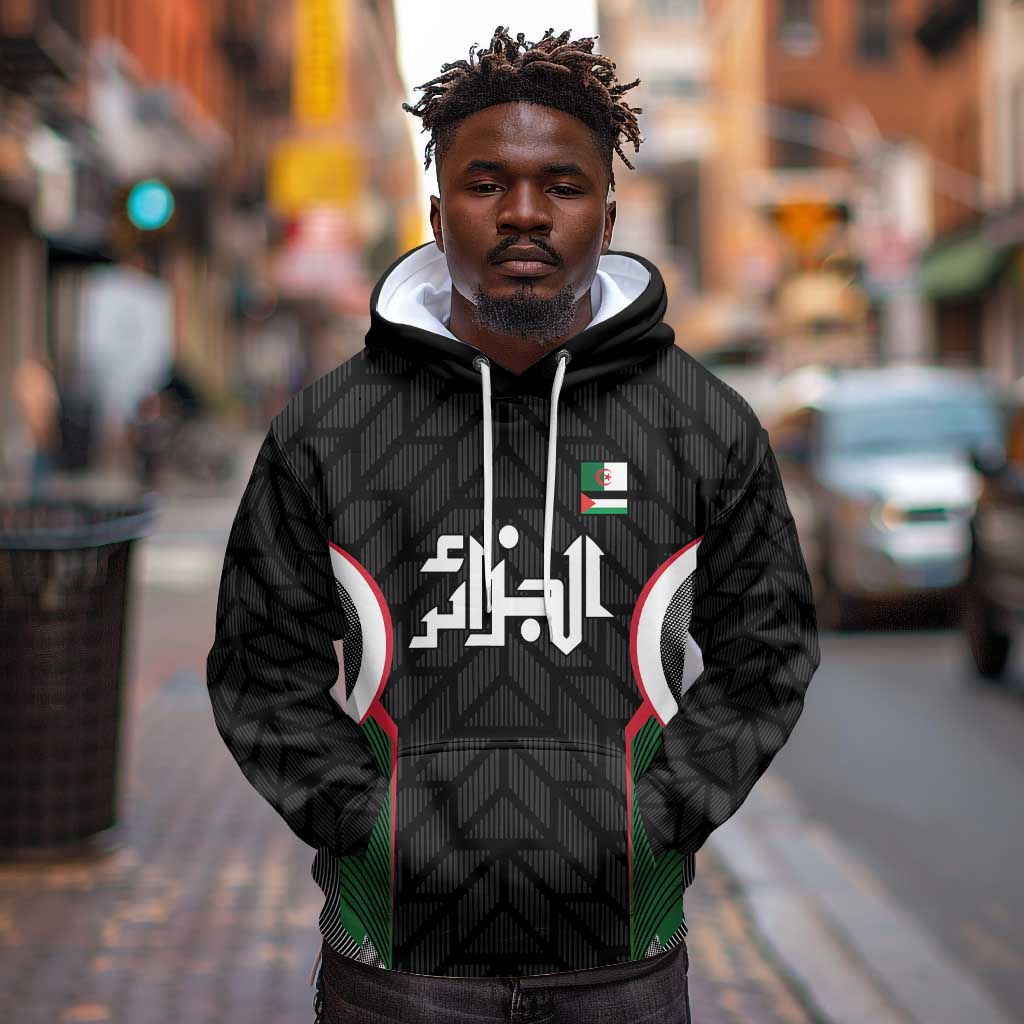 Custom Football Algeria Palestine Hoodie Special Edition 2023-2024 - Wonder Print Shop