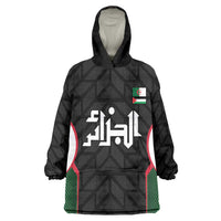 Custom Football Algeria Palestine Kid Wearable Blanket Hoodie Special Edition 2023-2024 - Wonder Print Shop