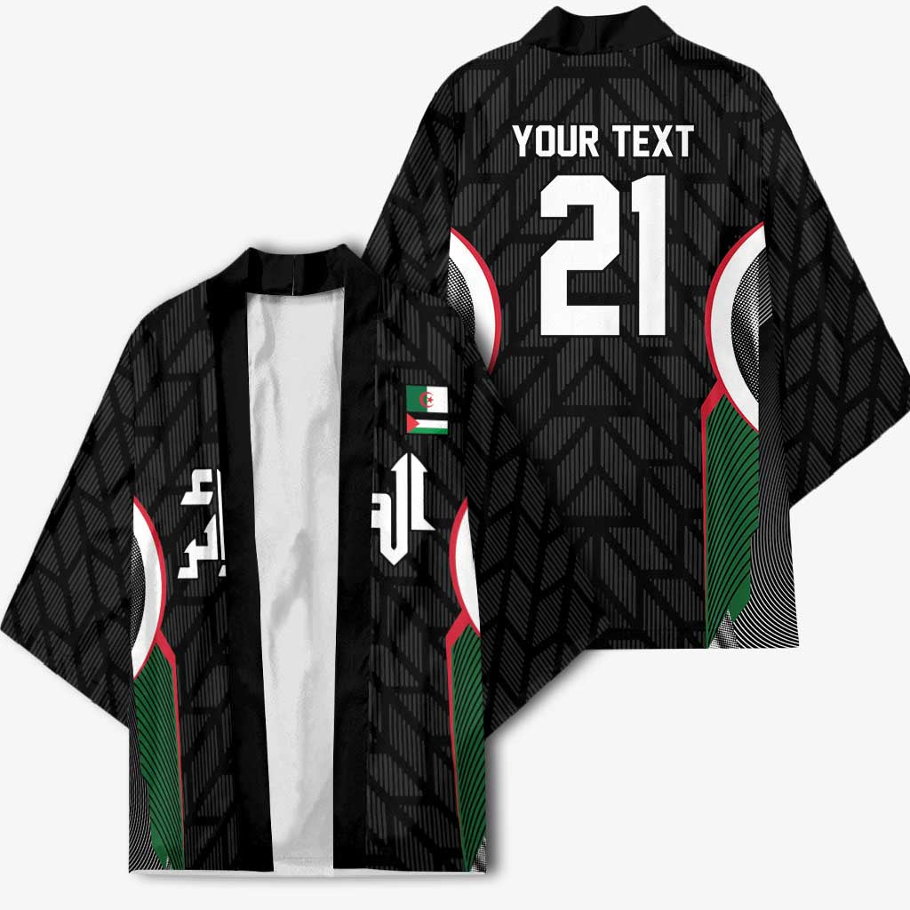 Custom Football Algeria Palestine Kimono Special Edition 2023-2024 - Wonder Print Shop