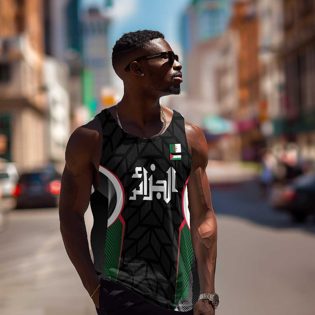 Custom Football Algeria Palestine Men Tank Top Special Edition 2023-2024 - Wonder Print Shop