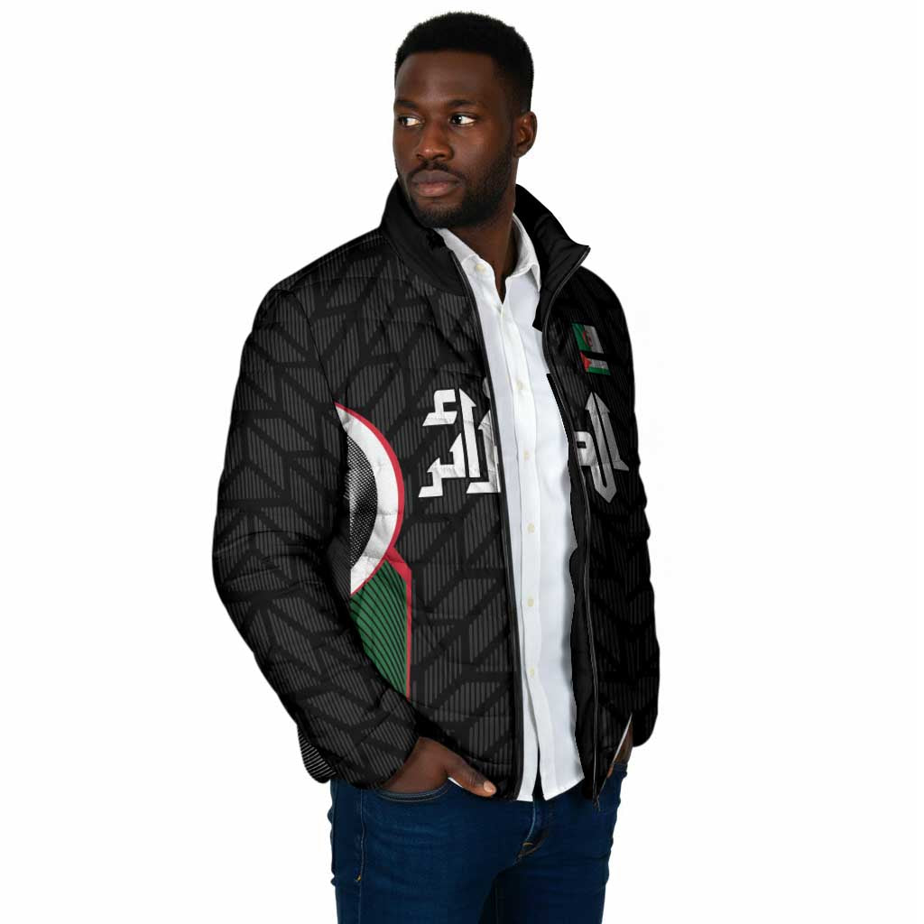 Custom Football Algeria Palestine Padded Jacket Special Edition 2023-2024 - Wonder Print Shop