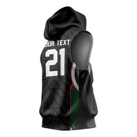 Custom Football Algeria Palestine Sleeveless Hoodie Special Edition 2023-2024 - Wonder Print Shop