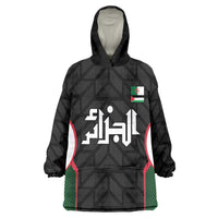Custom Football Algeria Palestine Wearable Blanket Hoodie Special Edition 2023-2024 - Wonder Print Shop