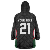 Custom Football Algeria Palestine Wearable Blanket Hoodie Special Edition 2023-2024 - Wonder Print Shop