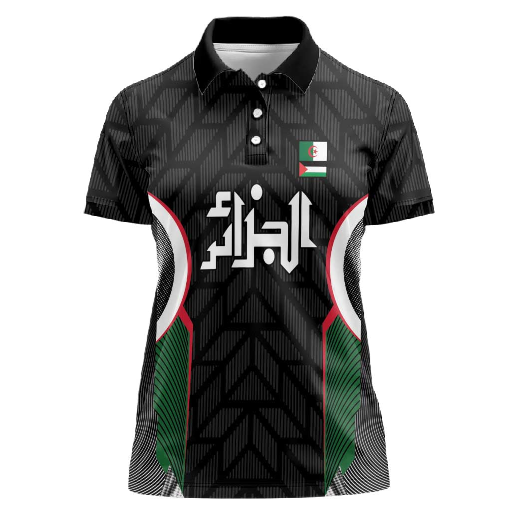 Custom Football Algeria Palestine Women Polo Shirt Special Edition 2023-2024 LT9