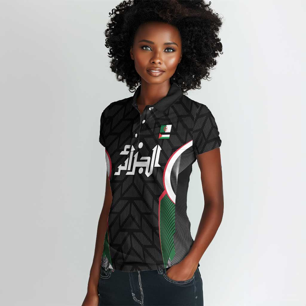 Custom Football Algeria Palestine Women Polo Shirt Special Edition 2023-2024 LT9