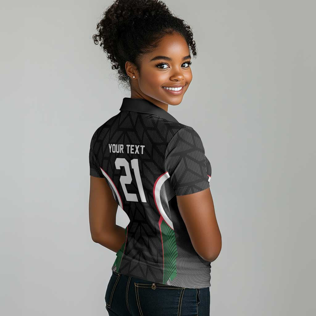 Custom Football Algeria Palestine Women Polo Shirt Special Edition 2023-2024 LT9