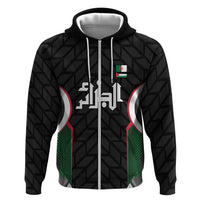 Custom Football Algeria Palestine Zip Hoodie Special Edition 2023-2024 - Wonder Print Shop