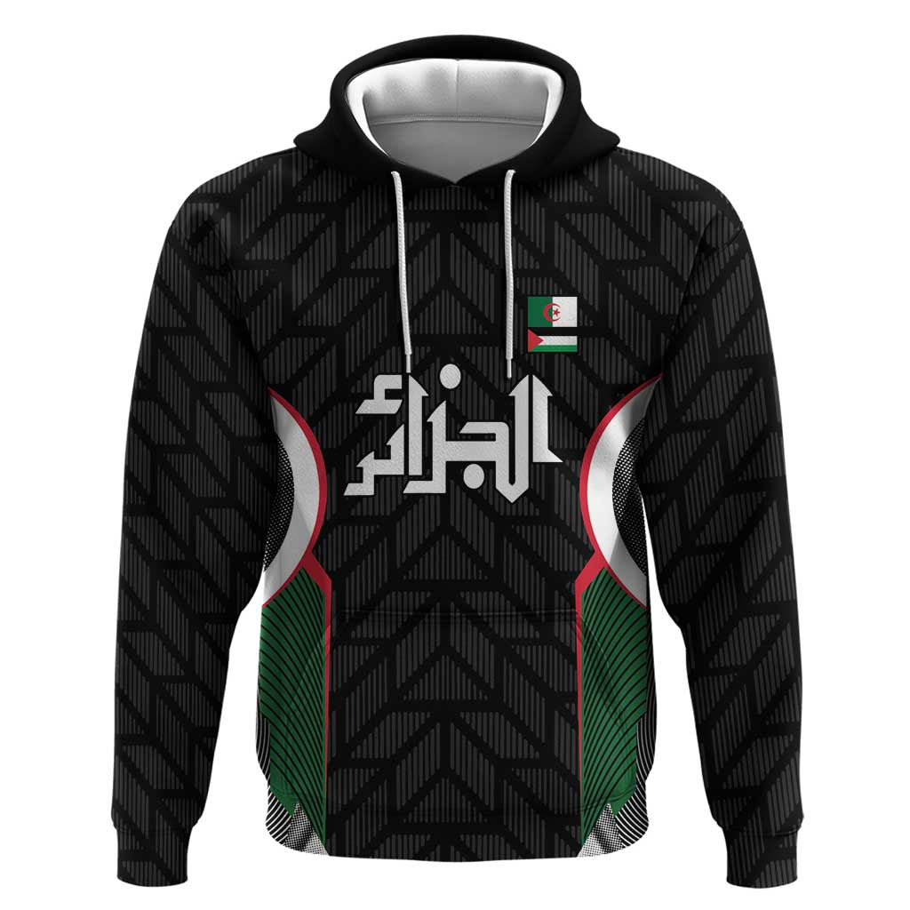 Custom Football Algeria Palestine Zip Hoodie Special Edition 2023-2024 - Wonder Print Shop