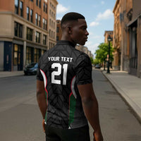 Custom Football Algeria Palestine Zipper Polo Shirt Special Edition 2023-2024 - Wonder Print Shop