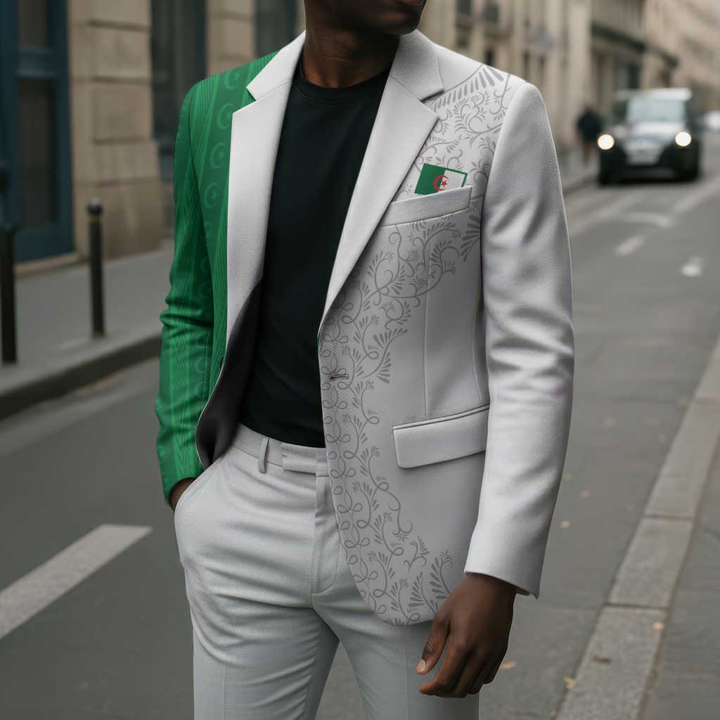 World Football 2026 Algeria Custom Blazer Algeria Culture Heritage - Wonder Print Shop
