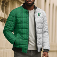 World Football 2026 Algeria Custom Bomber Puffer Jacket Algeria Culture Heritage - Wonder Print Shop
