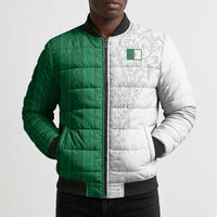World Football 2026 Algeria Custom Bomber Puffer Jacket Algeria Culture Heritage - Wonder Print Shop