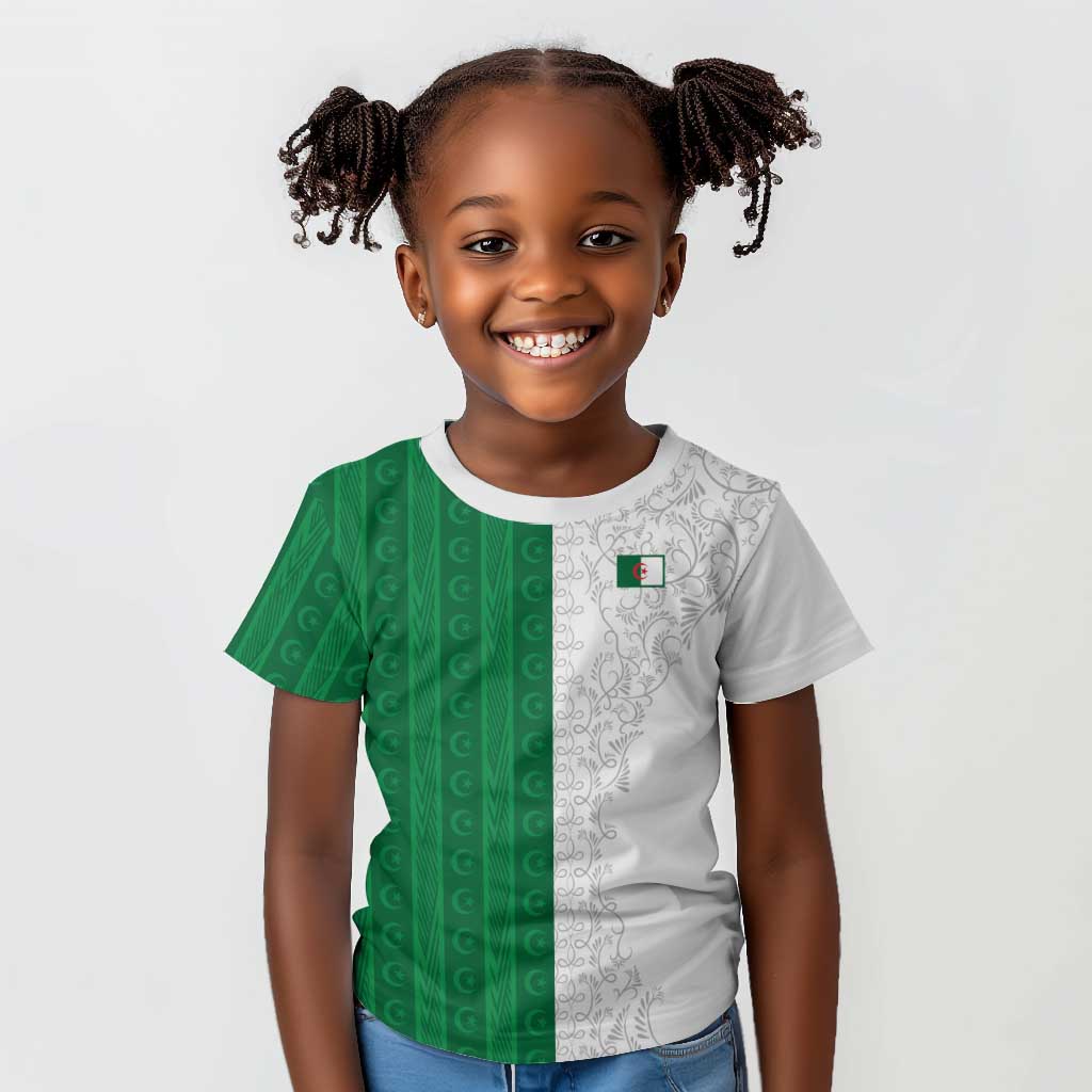 World Football 2026 Algeria Custom Kid T shirt Algeria Culture Heritage LT9