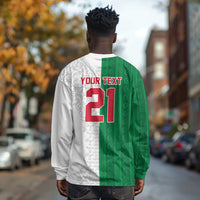 World Football 2026 Algeria Custom Long Sleeve Shirt Algeria Culture Heritage - Wonder Print Shop
