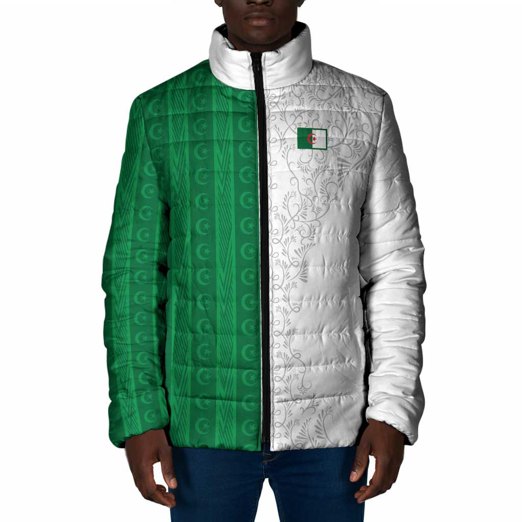 World Football 2026 Algeria Custom Padded Jacket Algeria Culture Heritage - Wonder Print Shop