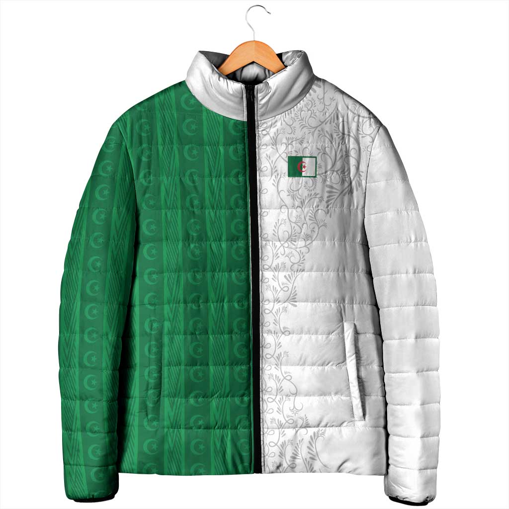 World Football 2026 Algeria Custom Padded Jacket Algeria Culture Heritage - Wonder Print Shop