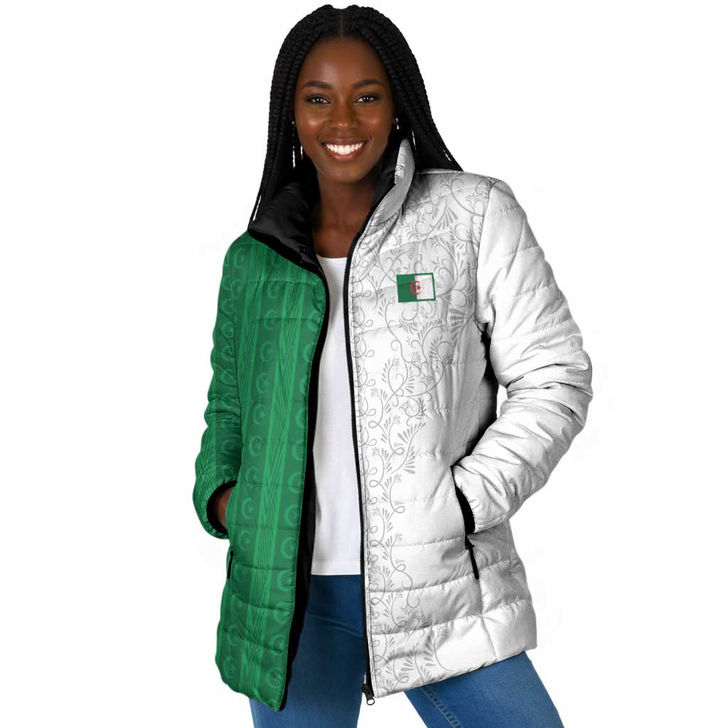 World Football 2026 Algeria Custom Padded Jacket Algeria Culture Heritage - Wonder Print Shop