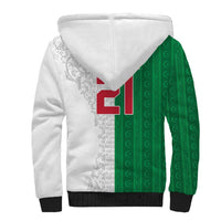 World Football 2026 Algeria Custom Sherpa Hoodie Algeria Culture Heritage - Wonder Print Shop