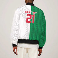 World Football 2026 Algeria Custom Sleeve Zip Bomber Jacket Algeria Culture Heritage - Wonder Print Shop