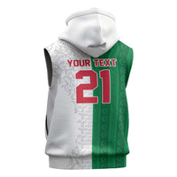 World Football 2026 Algeria Custom Sleeveless Hoodie Algeria Culture Heritage - Wonder Print Shop