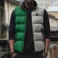 World Football 2026 Algeria Custom Sleeveless Puffer Jacket Algeria Culture Heritage - Wonder Print Shop